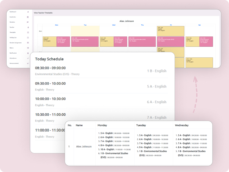 Personalized Timetable